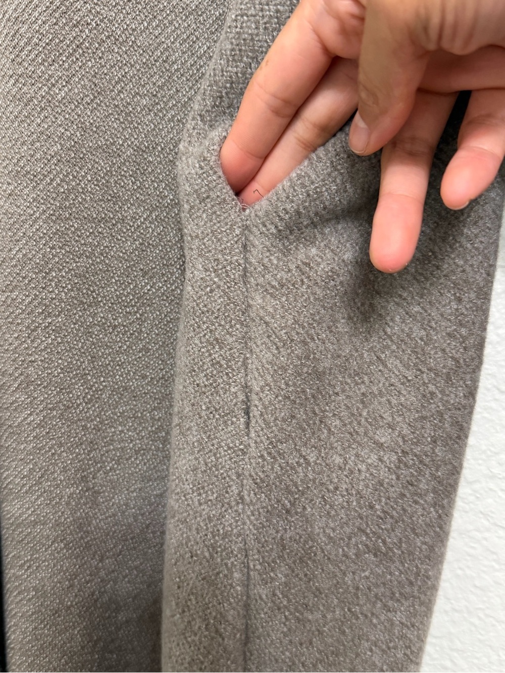 NWT Zara Trafaluc Open Front Fleece Longline Cardigan Medium - Picture 4 of 10